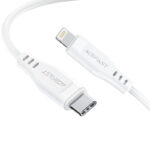 Acefast 30w USB-C To Lightning Cable White C3-01