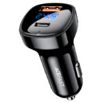 Acefast Car Charger With Display 66W