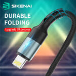 SIKENAI Braided USB To Lightning Cable - Image 2