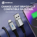 SIKENAI Cable SX-9L USB To Lighting - Image 2
