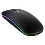 JerTech JR3 Wireless Mouse Rechargabe 5000mAh Black