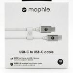 Mophie Charging Cable USB-C To USB-C 100W, 1M - Wihte