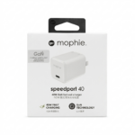 Mophie Wall Charger - 40W Gan Technology - USB-C Output Port - PD - White