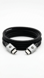 ⁦Mophie Charging Cable USB-C To USB-C 60W, 1M - Black⁩ - الصورة ⁦2⁩