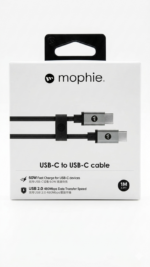 Mophie Charging Cable USB-C To USB-C 60W, 1M - Black